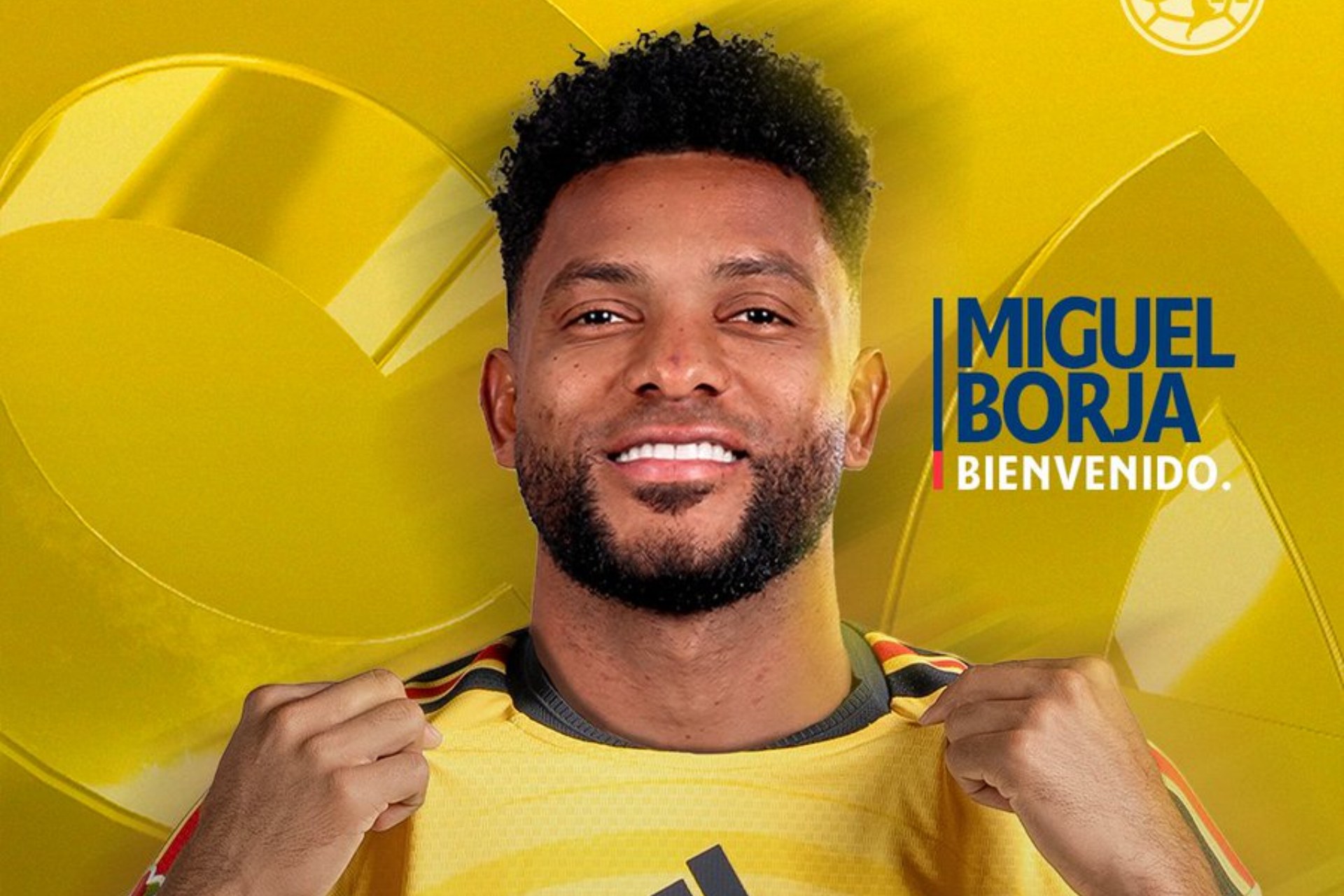 Miguel Borja, nuevo refuerzo del América Miguel Borja, nuevo refuerzo del América