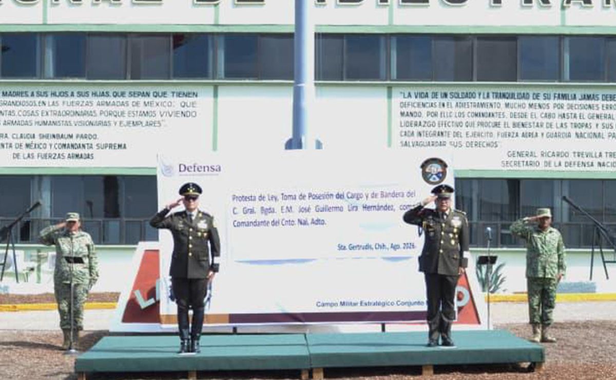 General José Guillermo Lira rinde protesta como comandante del Centro Nacional de Adiestramiento en Chihuahua