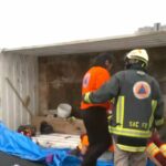 Vuelca camión en el Segundo Piso del Periférico; trabajadores de limpia resultan heridos