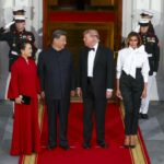 Trump y Melania reciben a Xi y a su esposa para una cena de Estado en la Casa Blanca