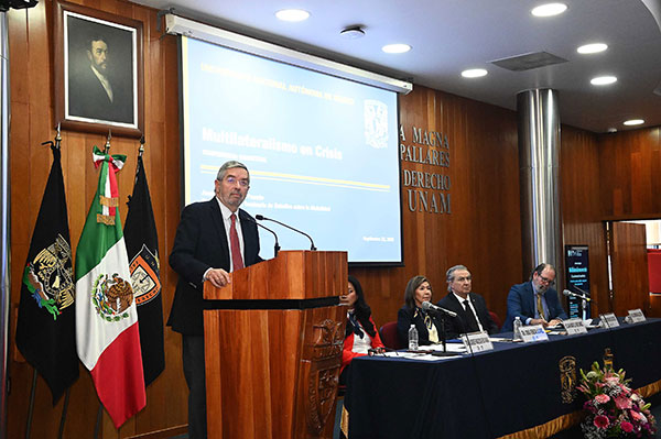 Juan Ramón de la Fuente: En la ruptura del orden jurídico internacional está la razón de la crisis del multilateralismo