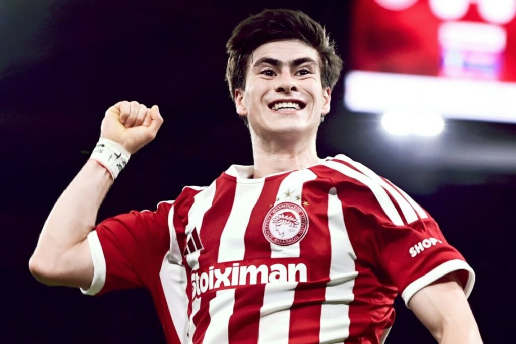 Video: ‘Hormiga’ González concreta su primer doblete con el Olympiacos