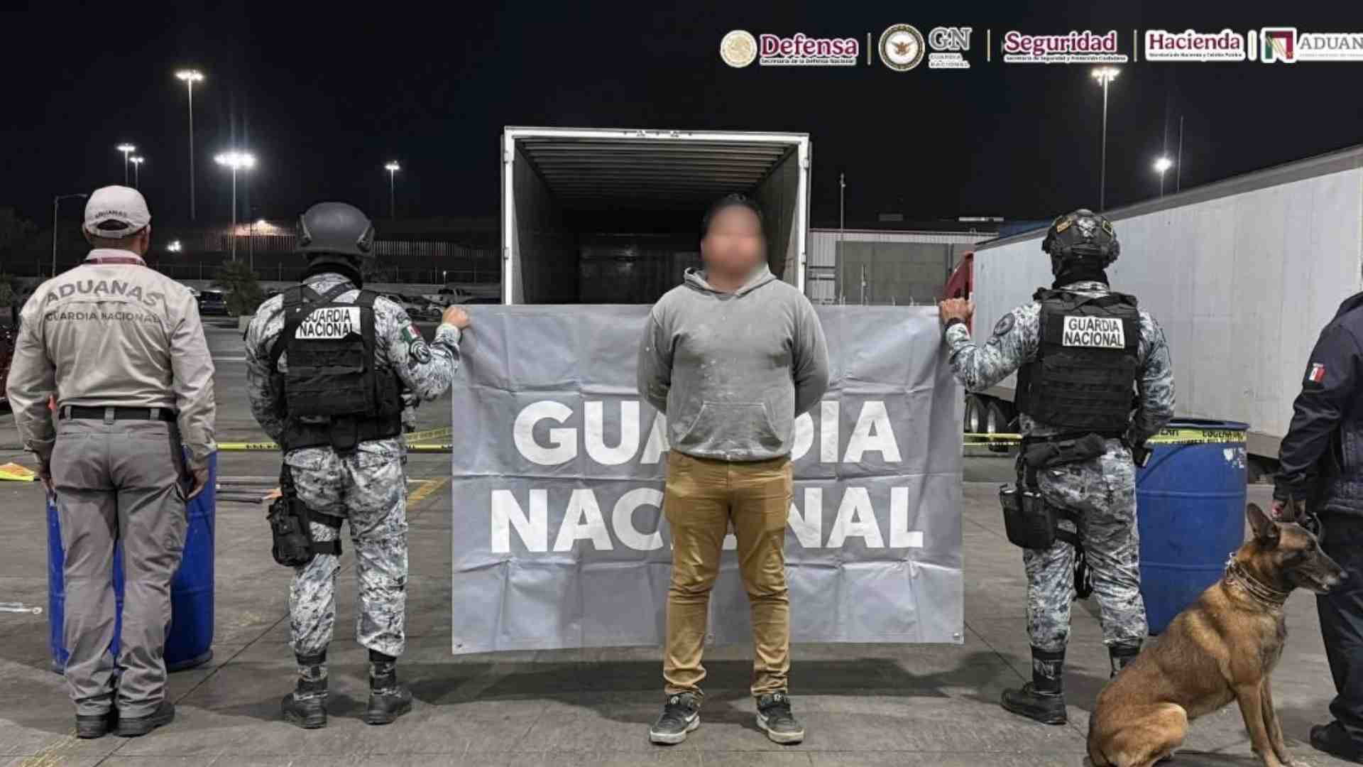 Aseguran 249 kilos de cocaína y fentanilo ocultos en un tractocamión en Tijuana