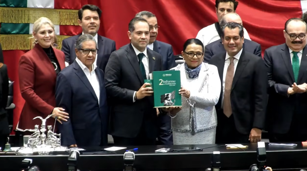 Rosa Icela Rodríguez entrega al Congreso el Segundo Informe de Gobierno de Sheinbaum