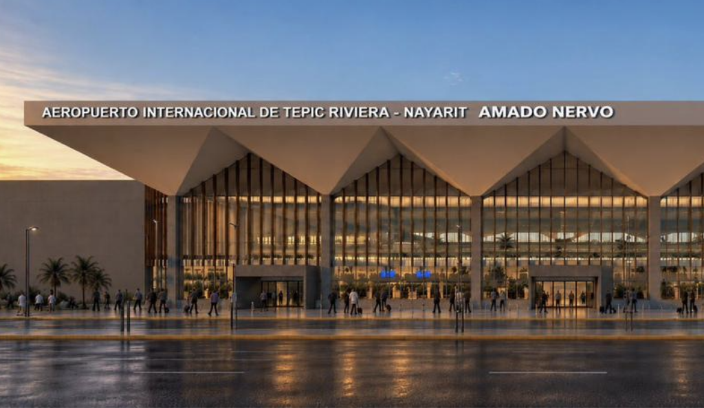 Reponen el nombre de Amado Nervo al Aeropuerto de Tepic