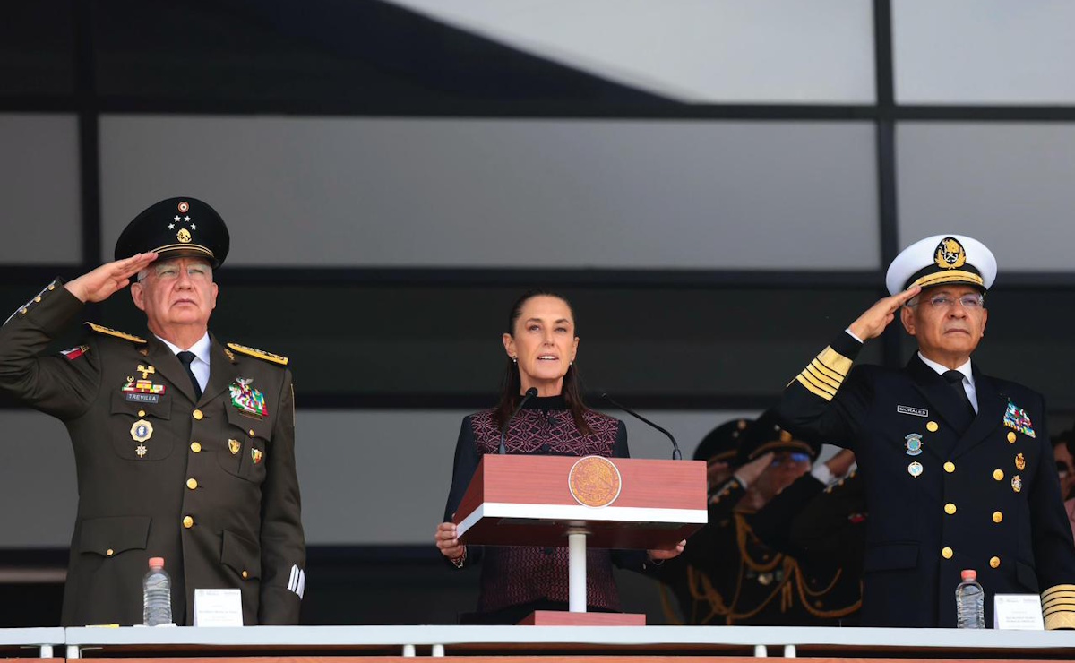 “La patria es primero”: Sheinbaum conmemora 50 años del Colegio Militar en Tlalpan “La patria es primero”: Sheinbaum conmemora 50 años del Colegio Militar en Tlalpan