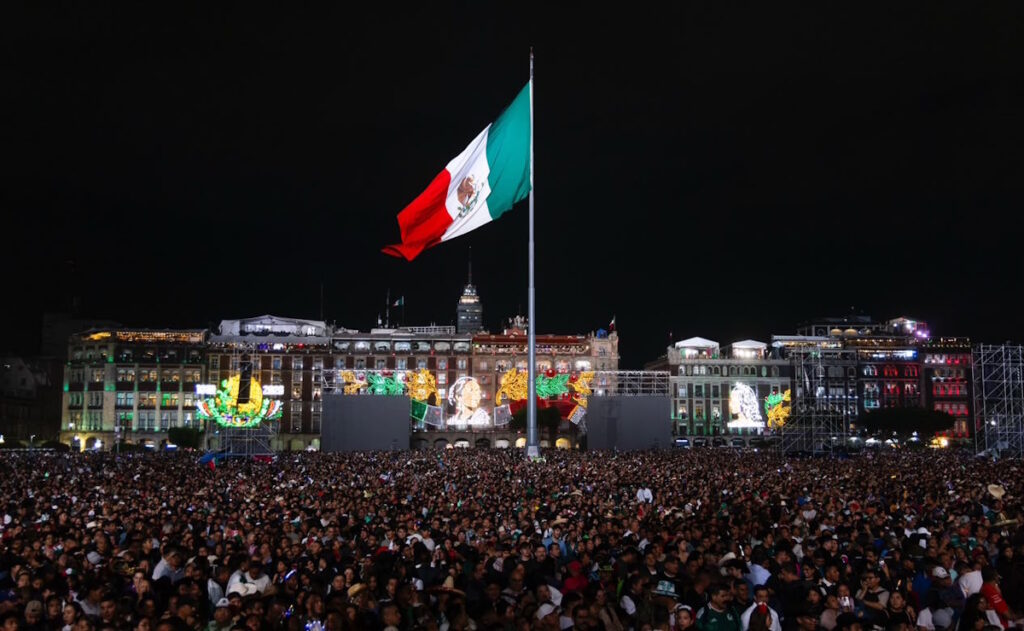 Claudia Sheinbaum da el Grito de Independencia