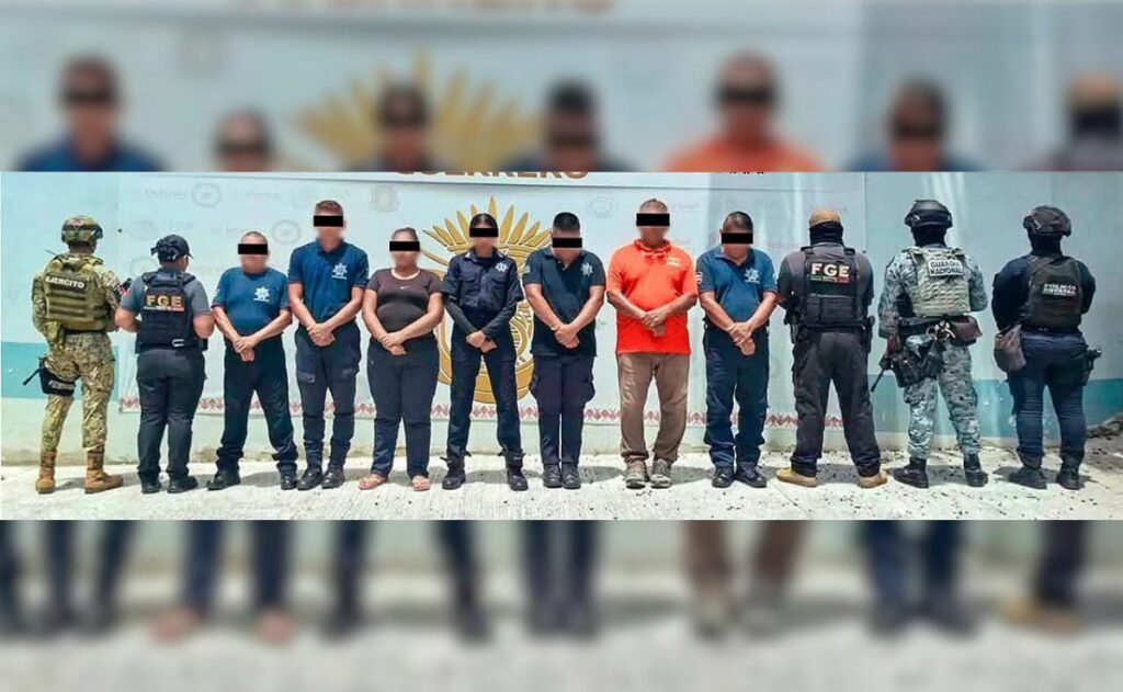 Detienen a comandante y 6 policías de Coyuca de Benítez por desaparición forzada
