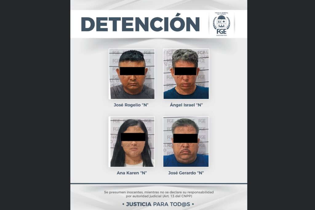 Detenidos cuatro policías en Quintana Roo por la desaparición de tres jóvenes