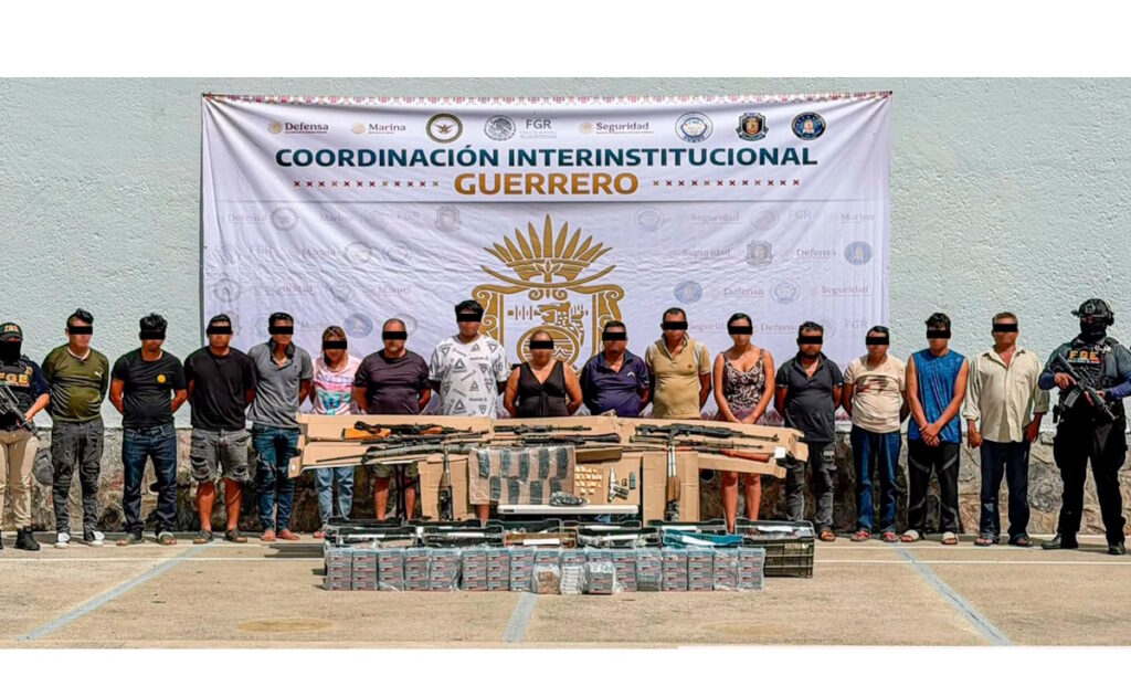 Detienen a 16 presuntos miembros de ‘Los Ardillos’ en Guerrero