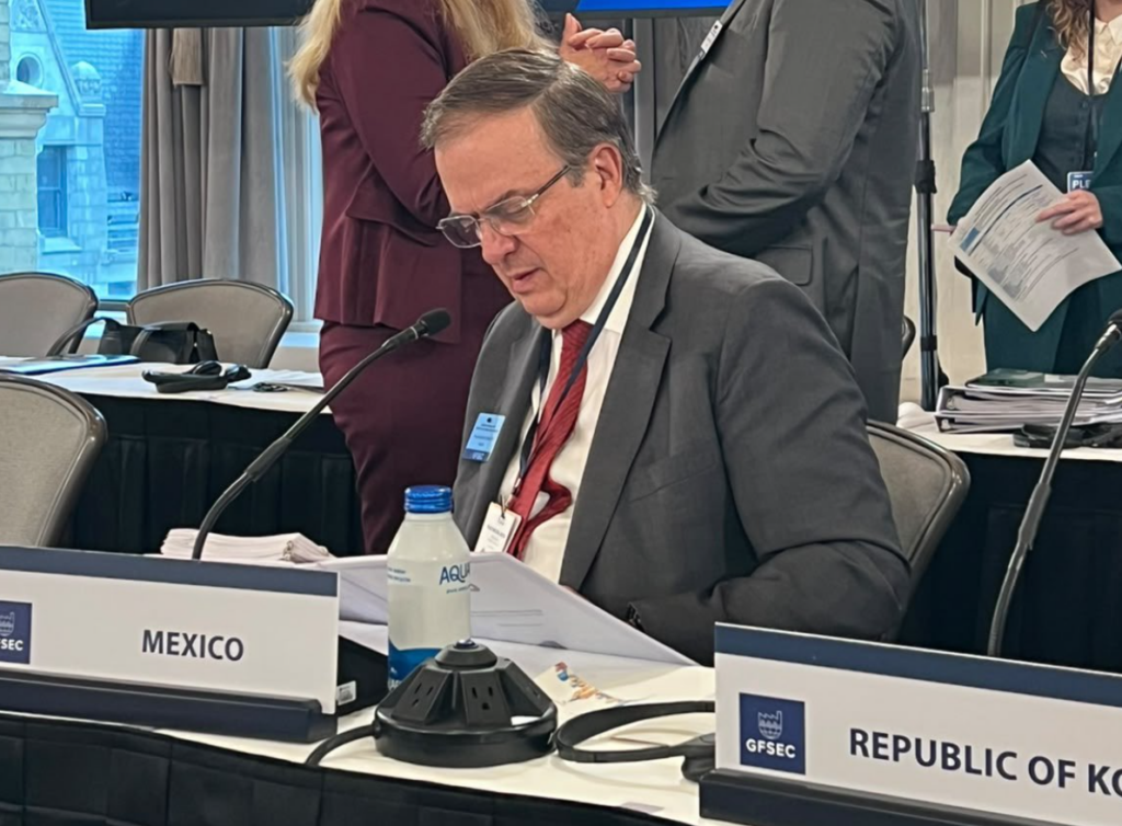 Ebrard aborda agenda comercial con Estados Unidos y la Unión Europea en reunión del G20