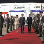 El presidente surcoreano, Lee Jae-Myung, llega a México para reunirse mañana con Sheinbaum