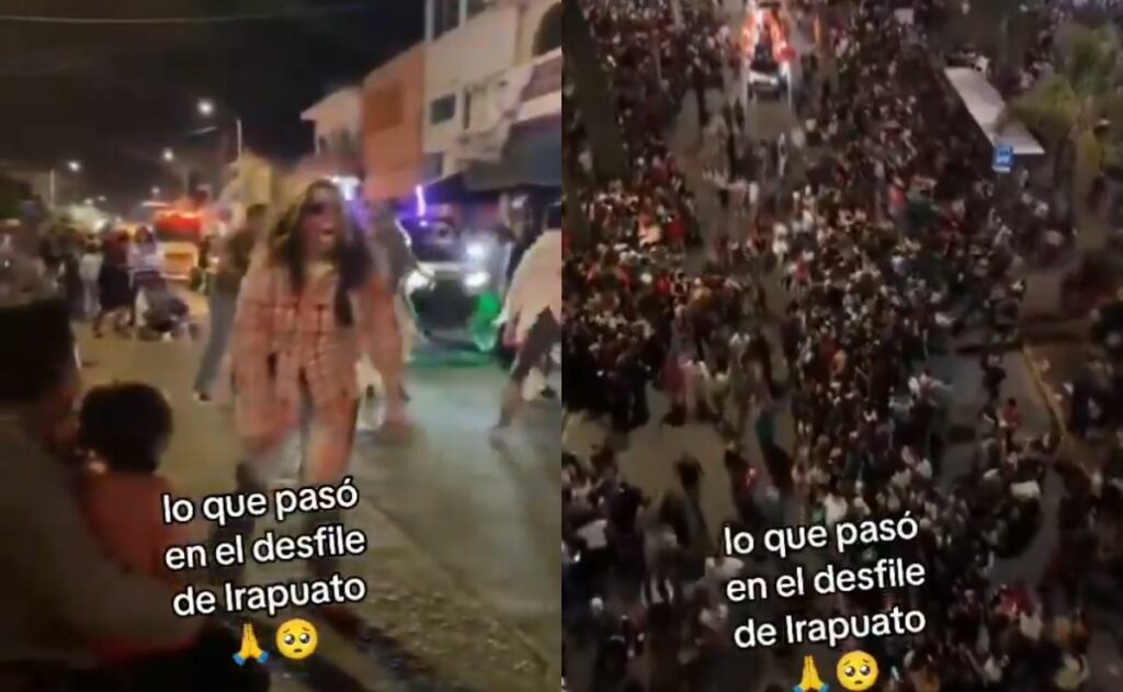 Desfile del Terror en Irapuato termina en estampida, ¿qué ocurrió?