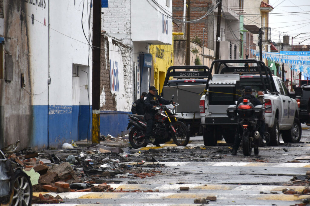 Detienen a presunto implicado en la explosión de un vehículo en Ojocaliente, Zacatecas