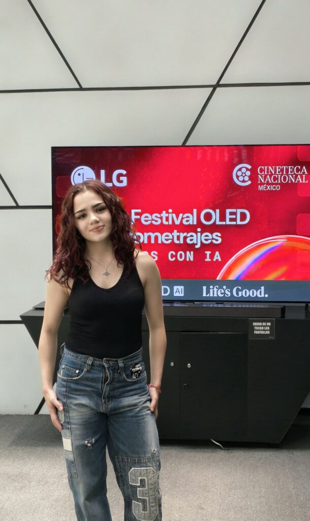 LG lleva la IA al cine y abre la puerta a una nueva generación de creadores - ganadora-primer-lugar-georgina-hernandez-610x1024