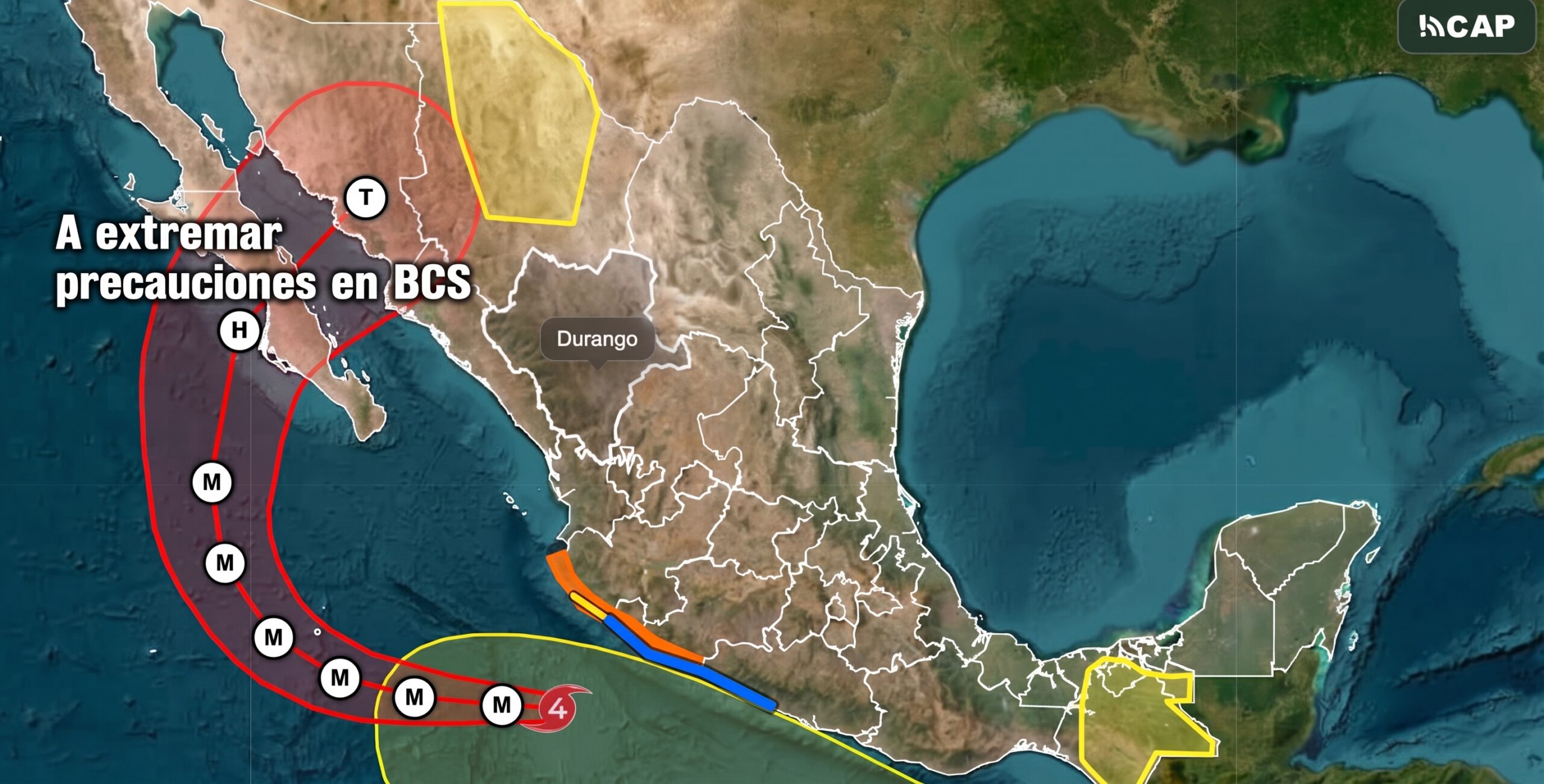 ‘Polo’ podría tocar Baja California Sur ‘Polo’ podría tocar Baja California Sur