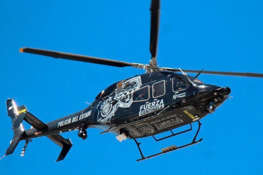 Atacan helicóptero de la SSP Chihuahua; hay un agente herido