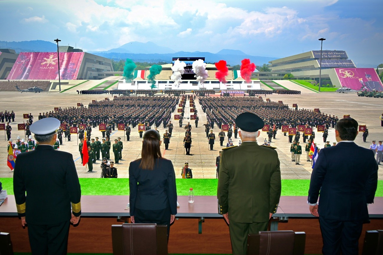 Heroico Colegio Militar conmemora 50 años de sus instalaciones en Tlalpan