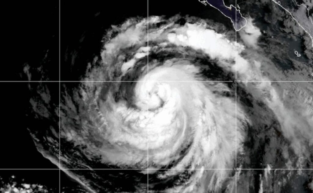 Huracán ‘Marie’ se fortalecerá a categoría 2 hoy jueves; habrá lluvias intensas en BCS