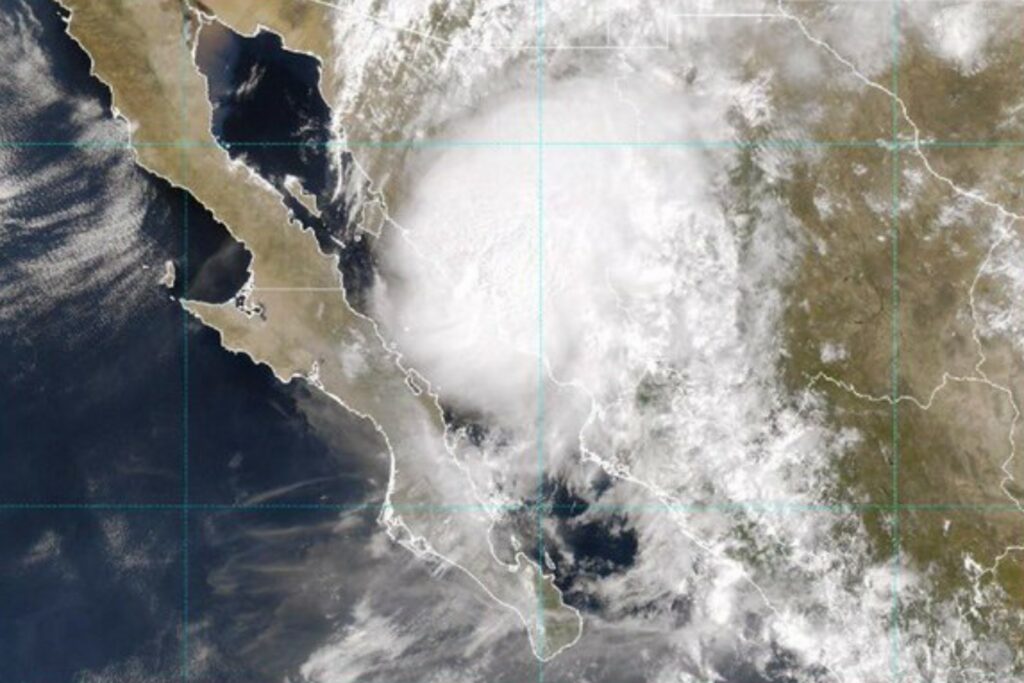 Huracán ‘Polo’ toca tierra por segunda vez en territorio mexicano, ahora en Sonora