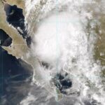 Huracán ‘Polo’ toca tierra por segunda vez en territorio mexicano, ahora en Sonora
