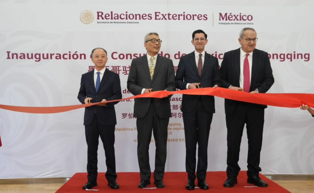 Canciller Velasco inaugura el Consulado de México en Chongqing, China
