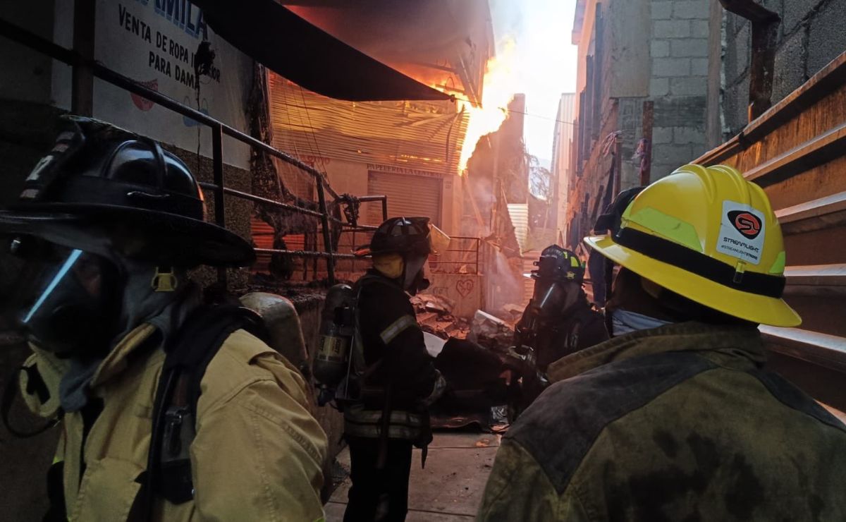 Video: Incendio consume el Mercado Central de Acapulco