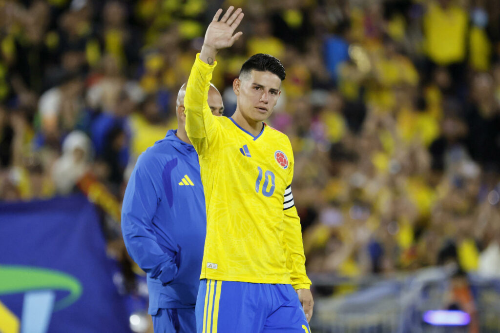 James Rodríguez se retira de la selección colombiana