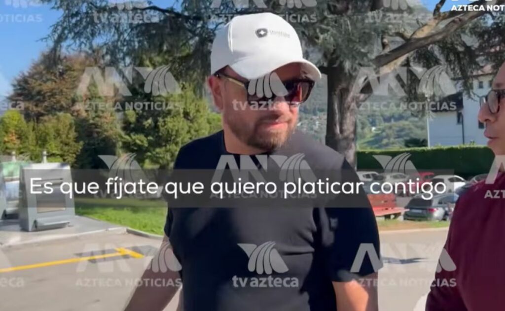 Amílcar Olán se esconde en Suiza; reportero de TV Azteca lo localiza
