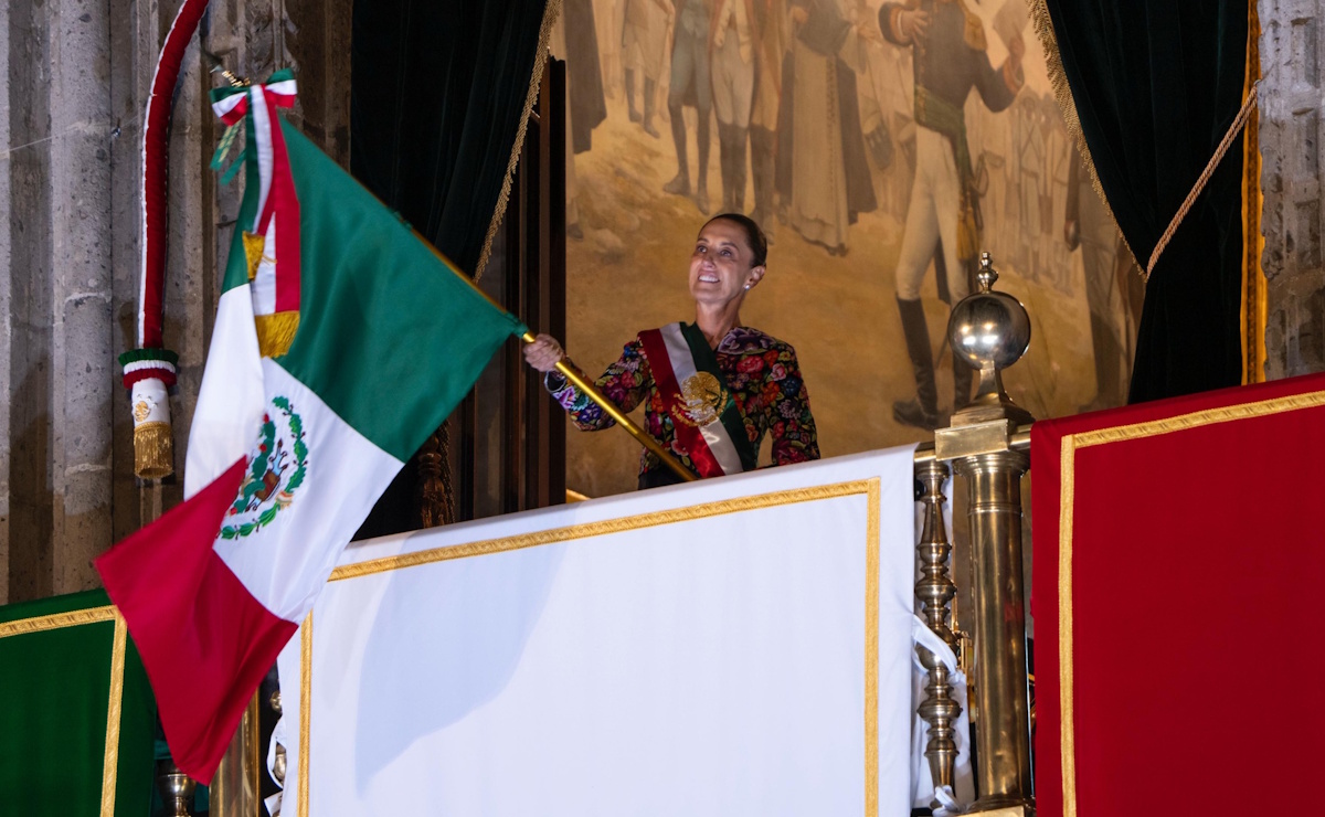 La presidenta Claudia Sheinbaum da el Grito de Independencia La presidenta Claudia Sheinbaum da el Grito de Independencia