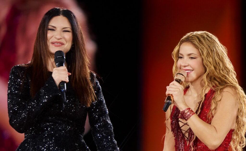 Laura Pausini une su voz con Shakira en inédito dueto de ‘Antología’