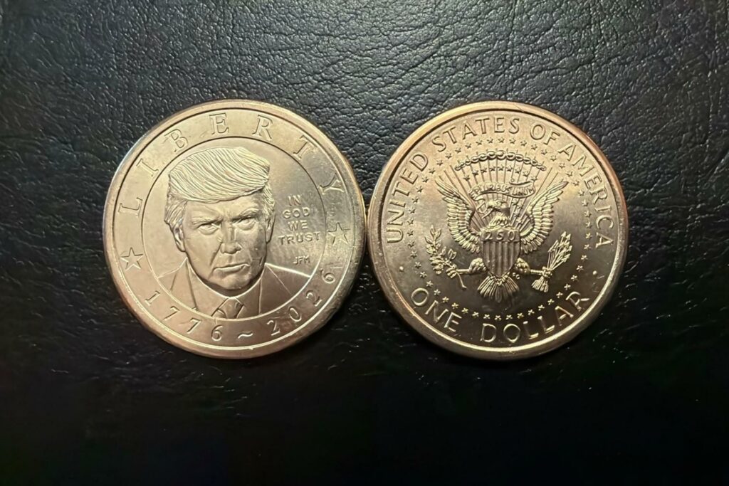 EE.UU. pone a la venta monedas conmemorativas con el rostro de Trump