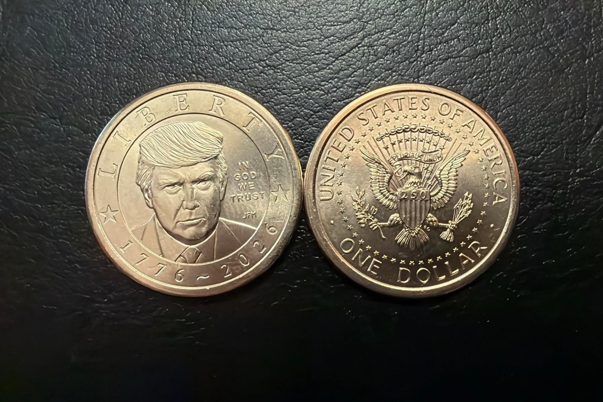 EE.UU. pone a la venta monedas conmemorativas con el rostro de Trump