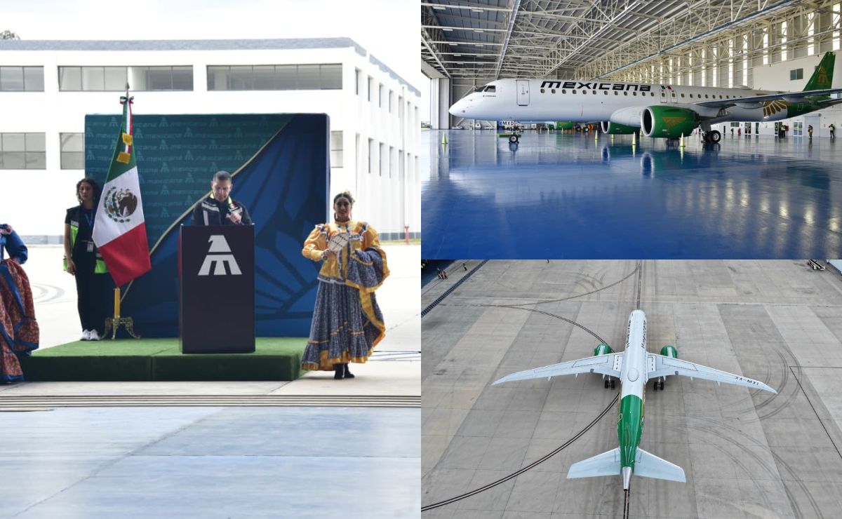 Mexicana estrena avión; suma su novena aeronave Embraer E2 - nuevo-avion-embraer-e2-de-mexicana