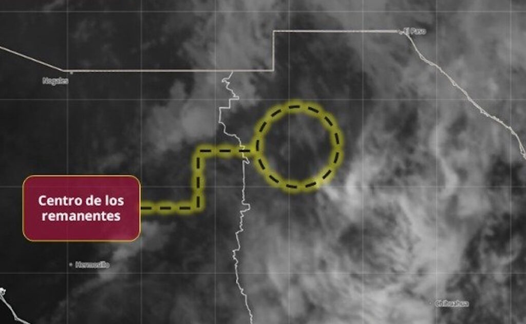 “Polo” se degrada a baja presión remanente sobre Chihuahua