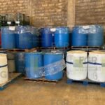 Asegura más de 49 toneladas y 45 mil litros de sustancias químicas en poblado de Sinaloa