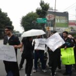 Médicos residentes del Hospital General de México protestan tras brote de salmonella