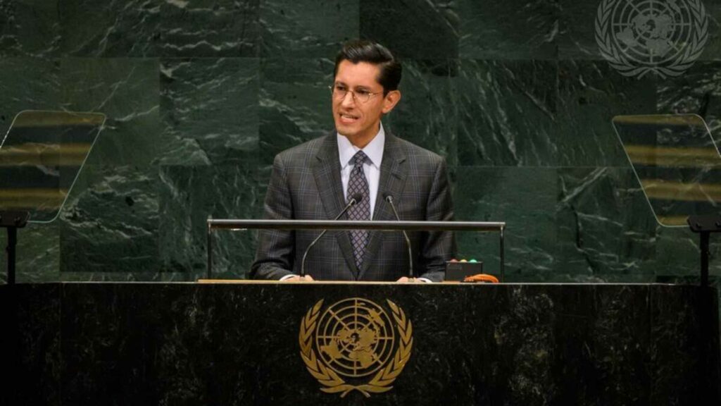 Roberto Velasco urge a la ONU a “renovarse” para frenar los conflictos armados en el mundo