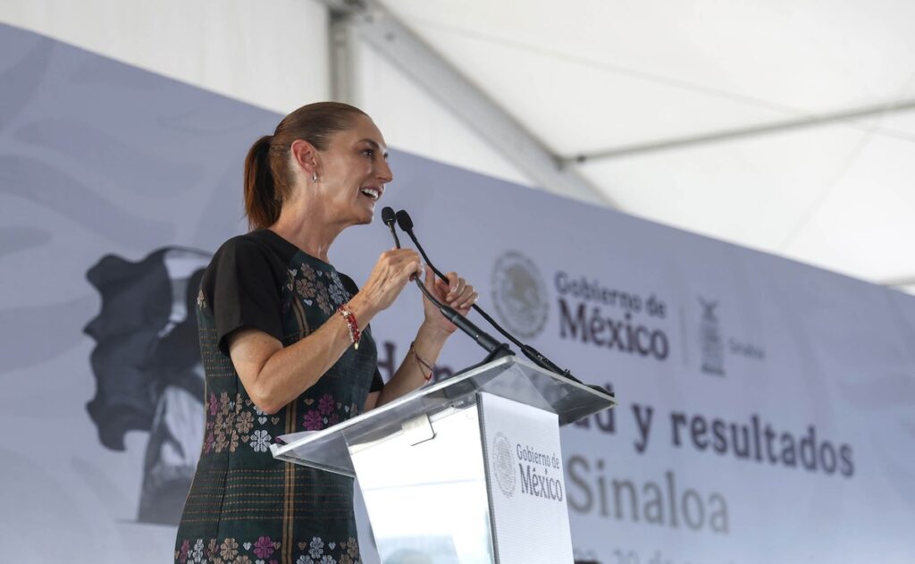 “La injerencia provoca violencia”: Sheinbaum rechaza intervención extranjera desde Sinaloa