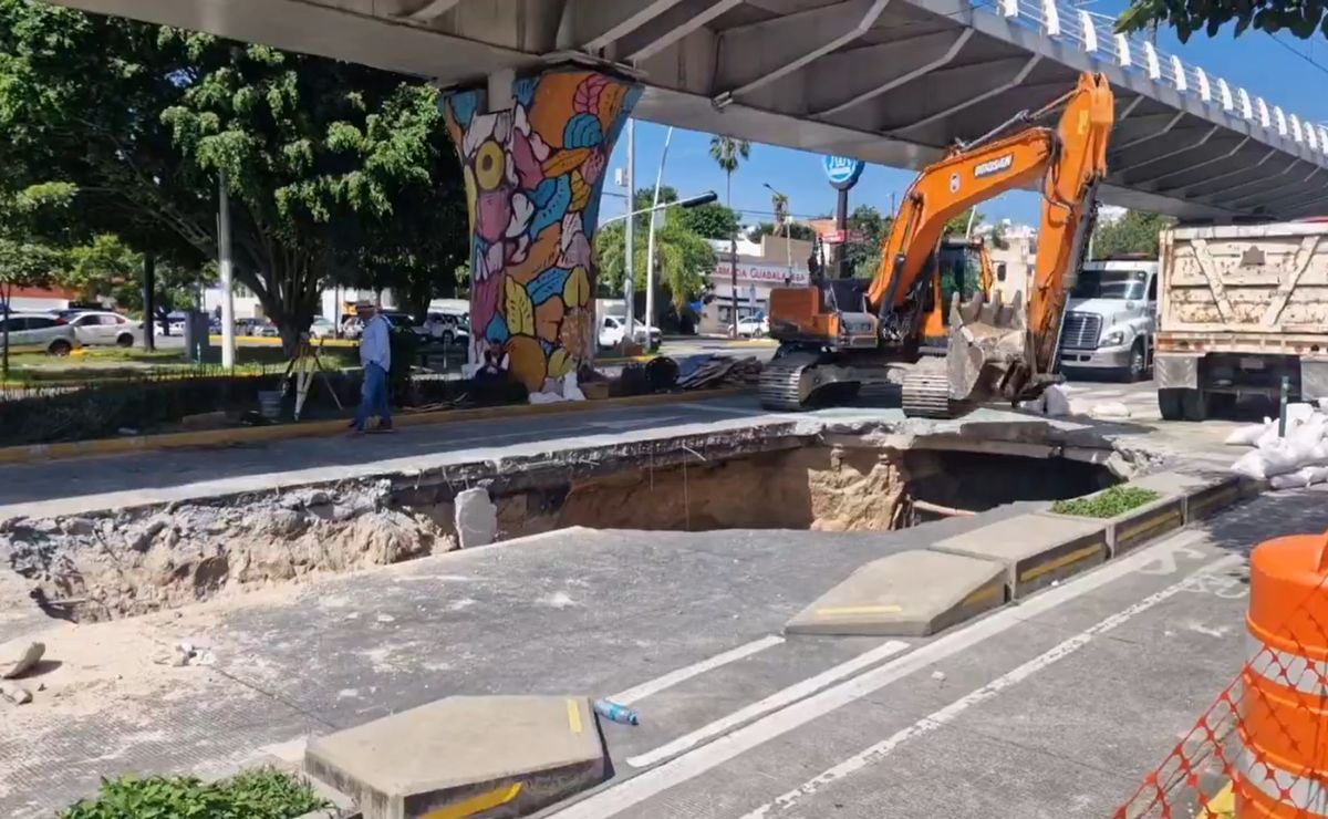 Lluvias causan más de 3 mil socavones en Guadalajara