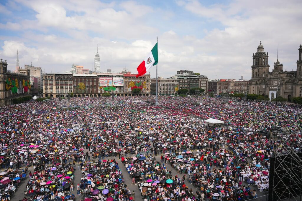 #EnVivo Mensaje de la presidenta Claudia Sheinbaum en el Zócalo
