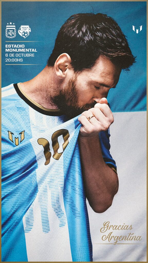 "Gracias Argentina": El mensaje de Messi antes de su partido despedida de la Albiceleste - 837568719-18709544044033891-6356750552765367729-n-576x1024
