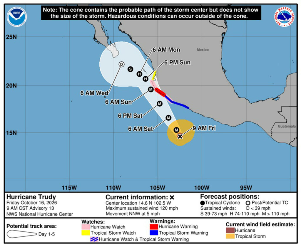 El huracán 'Trudy' alcanzaría la categoría 4 cerca de las costas de Jalisco y Colima - 89491dc24f61ce2be3a16fda8577621a98ab4a22w-1024x841