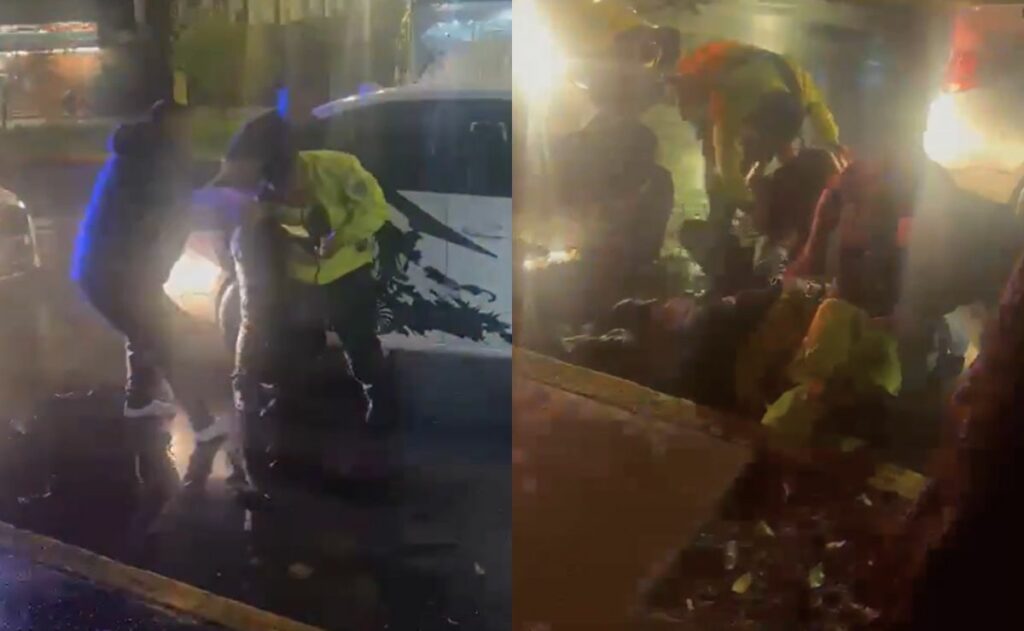 Video: Golpean a agentes de Tránsito en CDMX; responsables ya fueron detenidos