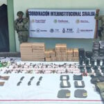 Aseguran armamento, explosivos y equipo para drones durante operativo en Mazatlán