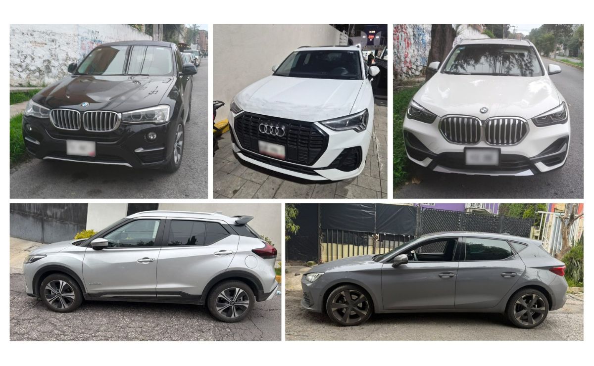 Recuperan autos de lujo robados de edificio en la colonia Anzures Recuperan autos de lujo robados de edificio en la colonia Anzures