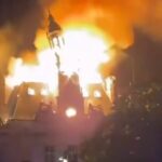 Manifestantes incendian el Ayuntamiento de Limoges, monumento histórico de Francia