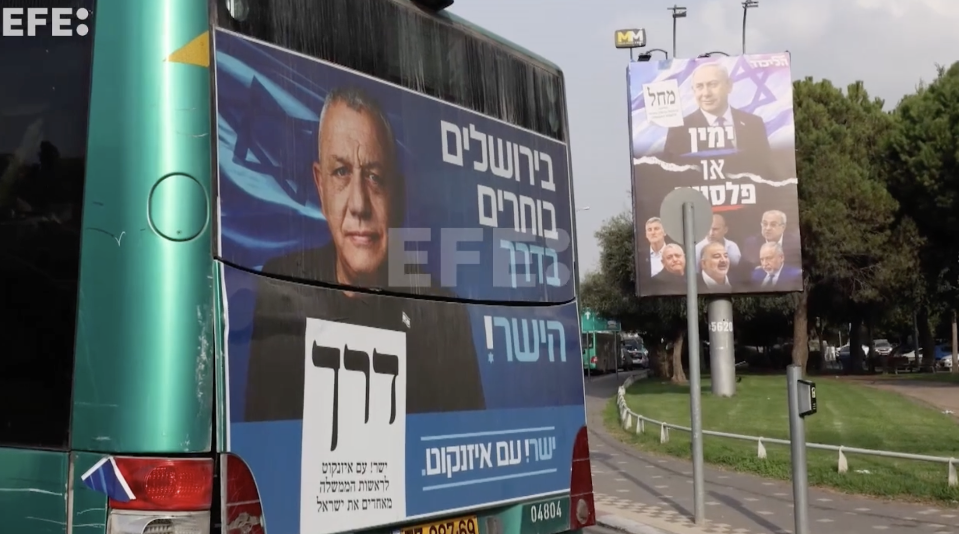 La precampaña electoral israelí, marcada por las redes, llamadas y polémicos vídeos de IA