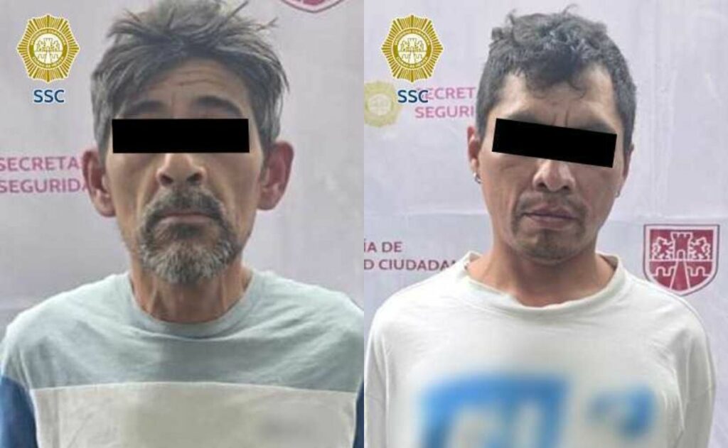 Detienen en CDMX a dos sujetos en posesión de 221 paquetes de droga