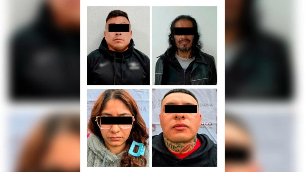 Detienen a cuatro personas y aseguran 409 dosis de posible droga en tres alcaldías de CDMX